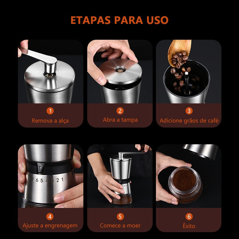 Moedor de Café Manual Portátil Casa e Estilo®-185g