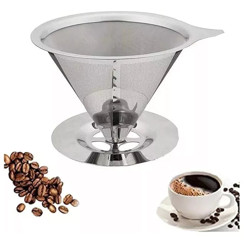 Coador Inox 104 Extra Grande – Café Sustentável e Saboroso- Casa Estilo