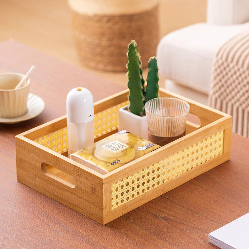 Bandeja de Bambu | Decoração e Organização Natural