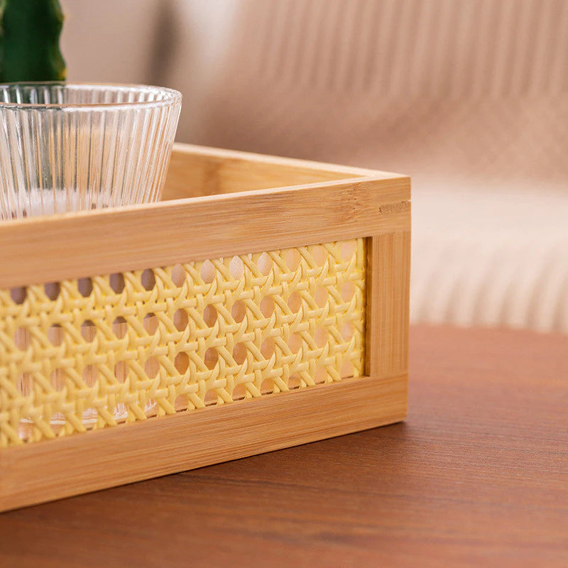 Bandeja de Bambu | Decoração e Organização Natural